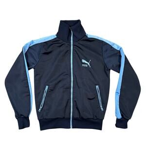 Vintage 80s Puma Full Zip Track Jacket Warm Up Athletic Retro Women’s Small